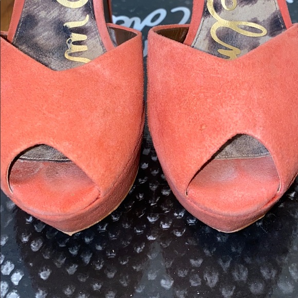 Sam Edelman Marina Heel, Flamingo. 8. Like new - Picture 6 of 9